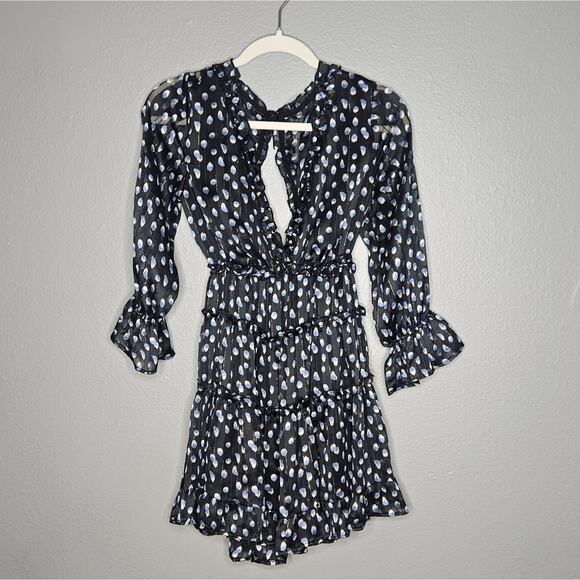 Vici long sleeve backless mini dress - Picture 1 of 4